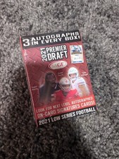 NFL 2021 Sage Premier Draft Low Series Football Blaster Box - 3 Autographs! 