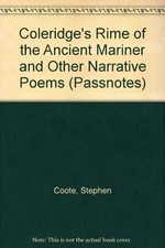 Coleridge's "Rime of the Ancient Mariner" and Other Narrative Po
