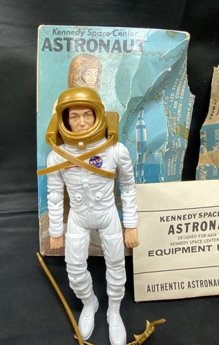 1969 MARX JOHNNY APOLLO ASTRONAUTS FIGURES VINTAGE KENNEDY SPACE CENTER - Picture 2 of 7