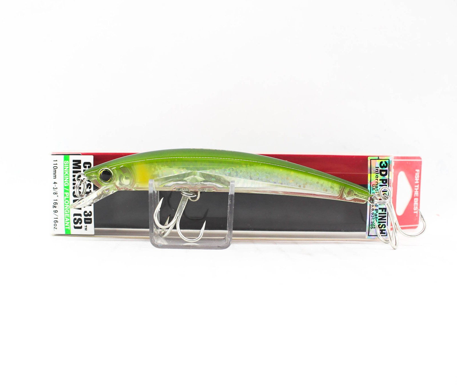 Yo Zuri 3D Crystal Minnow 110 mm Sinking Lure F1149-C44 (6133)