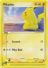 1x Pikachu - 72/100 - Common Moderately Played Pokemon EX - Sandstorm on eBay