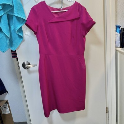Tahari EUC SIZE 12 Women Dress Large Bodycon business dress trendy classy 