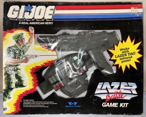 Vintage 1987 Hasbro/Worlds of Wonder G.I. Joe Lazer Battle Game Kit NEW/SEALED