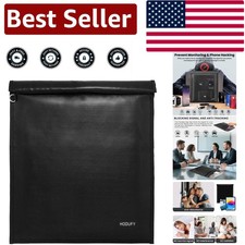 20x15 Inch Faraday Bag for Laptops - Fireproof, Waterproof Anti-Hacking Pouch