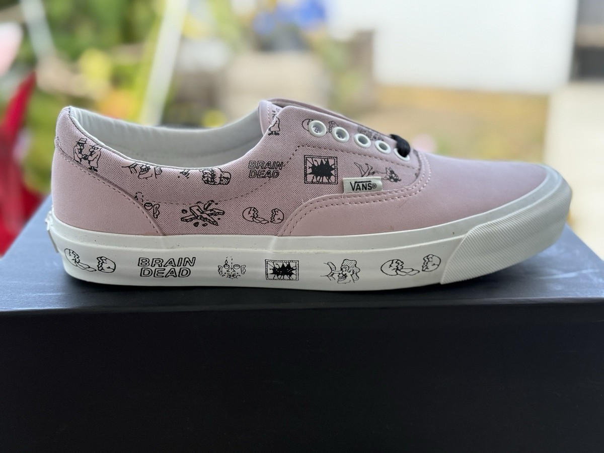 NEW! Vans x Brain Dead Era LX Silver Pink US 9.5 VN0A38FAN8D | eBay