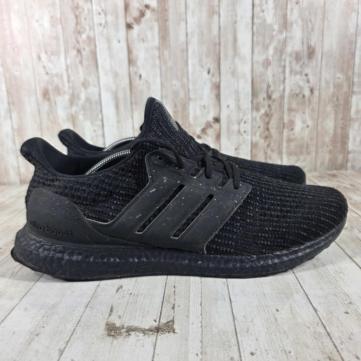 Adidas Ultraboost 4.0 DNA Triple Black Mens Running Shoes  display picture 2