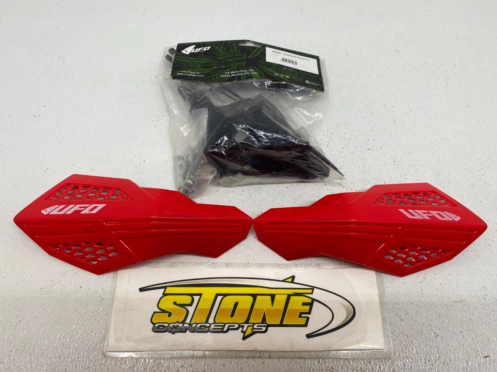 UFO HAND GUARDS HANDGUARDS HONDA CRF 250R 21-25 450R CRF250R CRF450R LEVER MOUNT