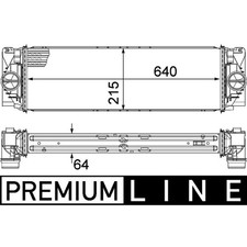 1X INTAKE AIR COOLER FITS: MERCEDES SPRINTER 3 5-T SPRINTER 3 5-T