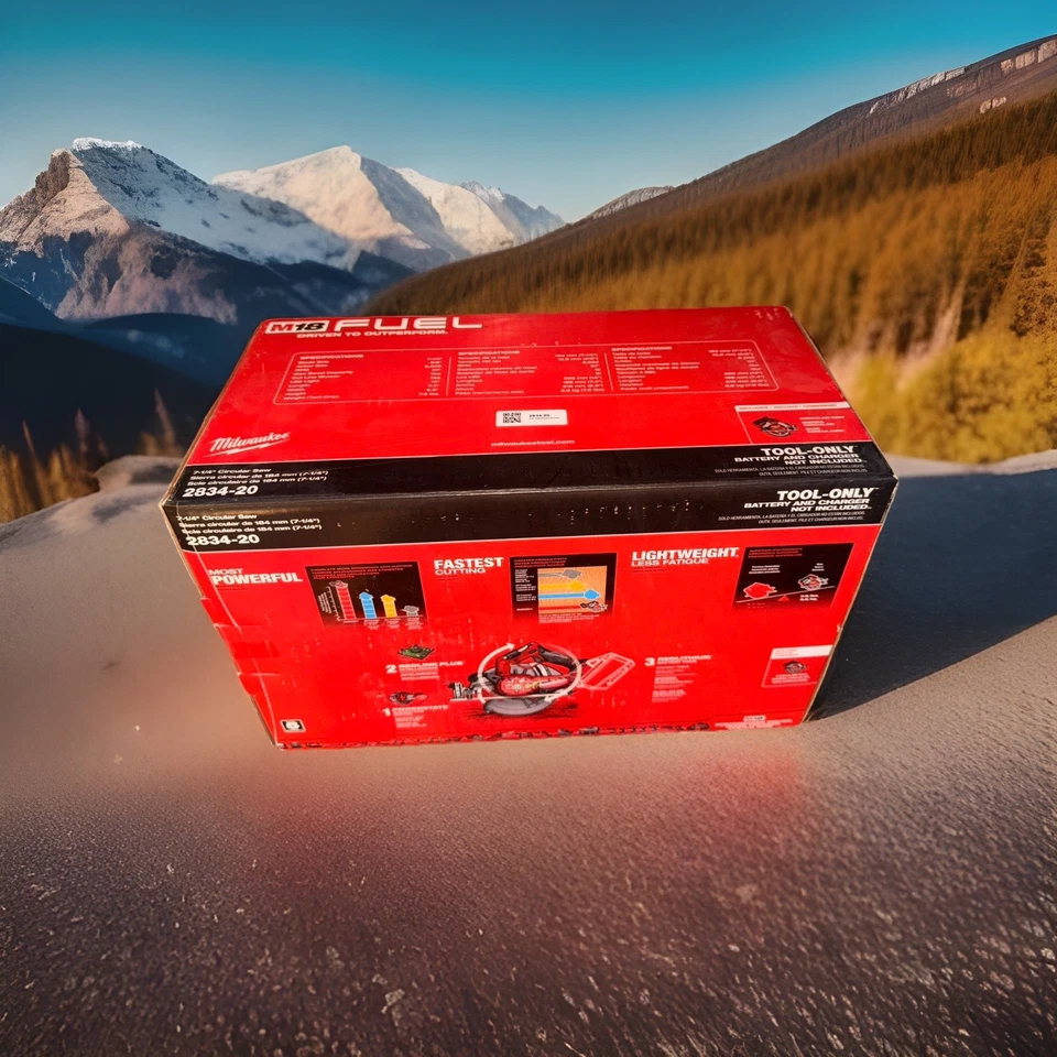 Sierra circular Milwaukee M18 COMBUSTIBLE 7-1/4” -2834-20 - NUEVA, CAJA SELLADA AL POR MENOR Foto 4 de 4