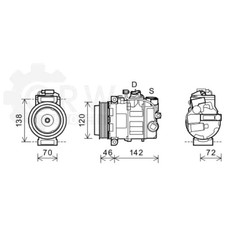 Kompressor Klimaanlage Klimakompressor Porsche Cayman Boxster 911 997 991