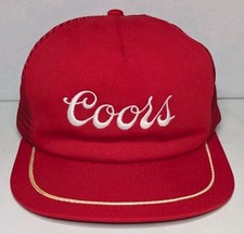 Vintage Coors Trucker Snapback Hat Cap California Headwear Made In USA OSFM