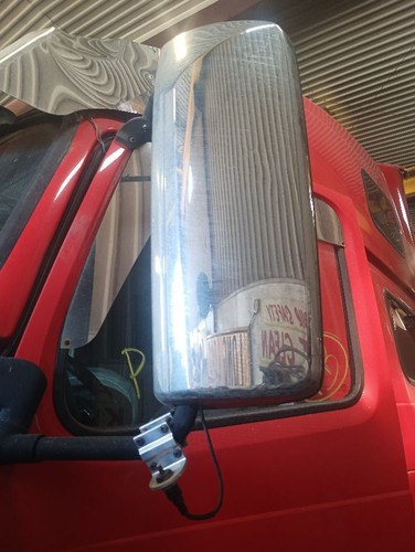 2011 Volvo VNL Left Passenger Side View Mirror Chrome (12111567