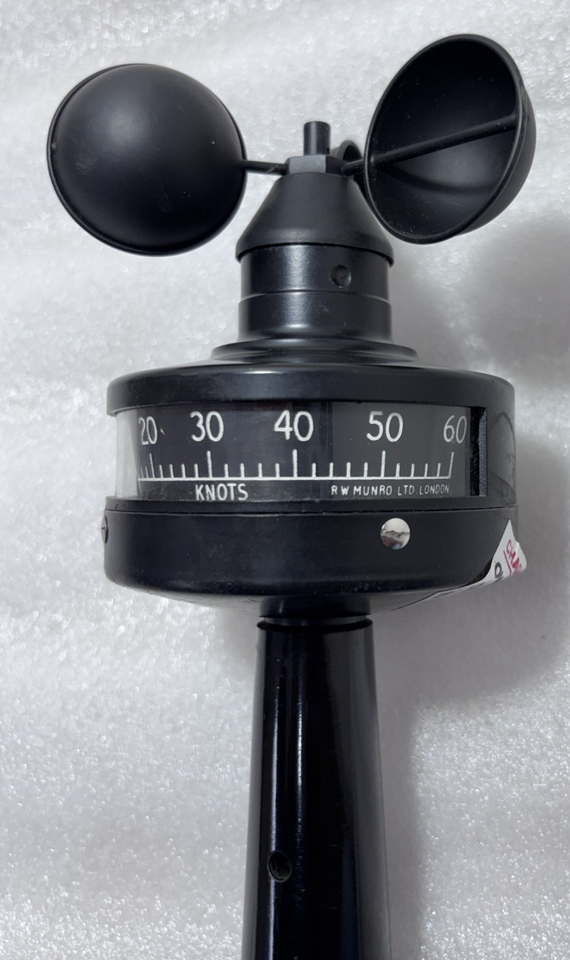 R.W. MUNRO LTD ANEMOMETER HAND REF. MET. 23510 531/4 MADE IN LONDON ...