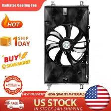 Radiator Condenser Cooling Fan Assembly For 2019-2022 Toyota Corolla SE XSE S