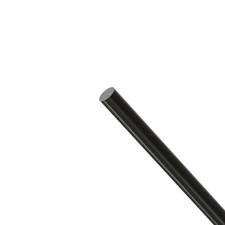 Carbon Fiber Rod 9mm x 400mm Solid Matte Round Bar Pole RC Airplane Black