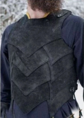 Viking Leather Body Armor Medieval Warrior Breastplate for LARP, Cosplay & Ren