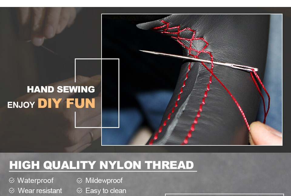 Steering Wheel Cover Wrap for Honda Civic 9 2012 2013 2014 2015 2016