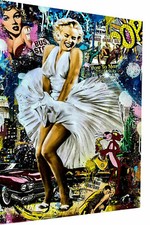Pop Art Marilyn Monroe Leinwand Bilder Wandbilder - Hochwertiger Kunstdruck