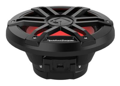 ROCKFORD M1D4-8B Color Optix Subwoofer 20cm Subwoofer Boote Marine Outdoor LED