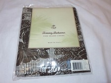 1 Tommy Bahama Hibiscus Screen Euro Continental Sham Cocoa bean
