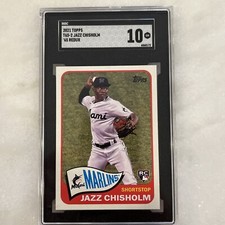 JAZZ CHISHOLM 2021 Topps 1965 Redux #T65-2 RC Rookie SGC 10 Gem Mint