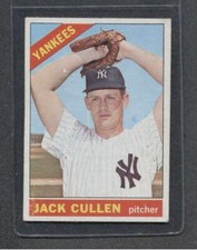 1966 Topps #31 Jack Cullen (Yankees)  Vg-Ex  (Flat Rate Ship)   A1