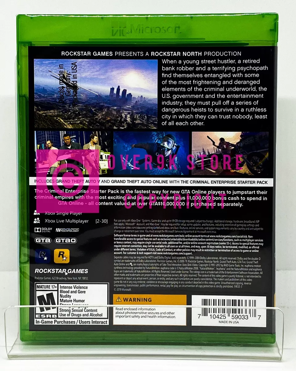 GTA V: PREMIUM EDITION - XBOX ONE - MOOVE GAMES