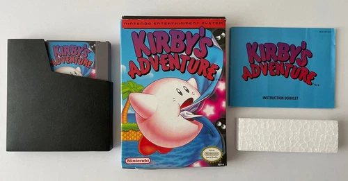 Kirby's Adventure NES Nintendo Complete CIB Authentic Tested VG Condition