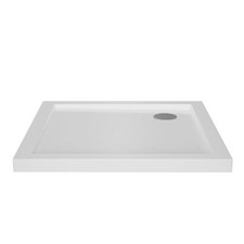 32 in x 32 in Corner Drain Shower Base in White 32" x 32"