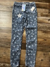 NWT Vigoss Skinny Jeans Size 12 Girls High Rise Super Stretch Adjustable Waist