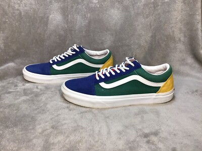 Vans Yacht Club Old Skool Lace Ups Blue/Green/Yellow Mens