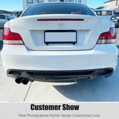 Carbon Fiber Rear Bumper Diffuser Lip for BMW E82 E88 125i 135i M