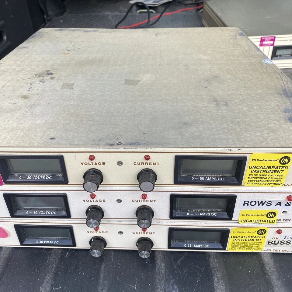 Lote de (3) fuentes de alimentación Power Ten 3300D DC ¡sin probar como están! Foto 3 de 4