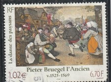 L6238 FRANCE Timbre Y&T N° 3369 de 2001 " Pieter Bruegel l'Ancien " Oblitéré