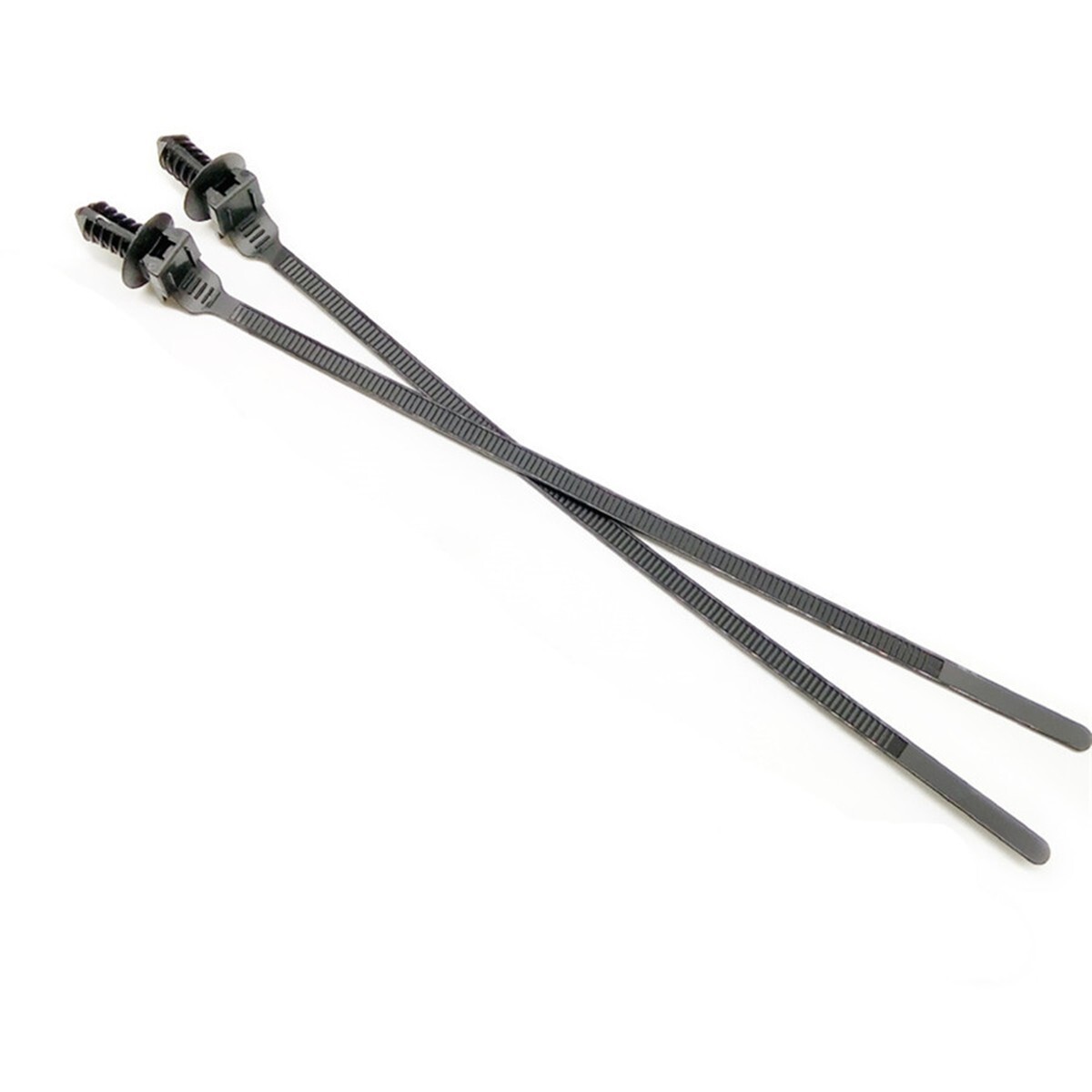 Car Accessories Line Cable-Ties Zip Wrap Push Rivet Clip Bundle Fastener 50Pcs