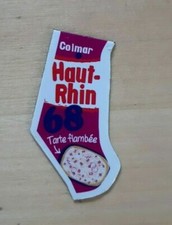 Magnets collection LE GAULOIS carte de FRANCE Depart'Aimant 68 Haut Rhin rose