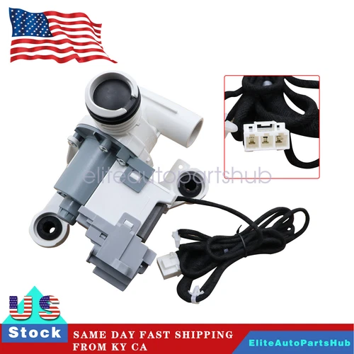 DC97-19289F Washing Machine Drain Pump Assembly for Samsung Washer DC97-19289B