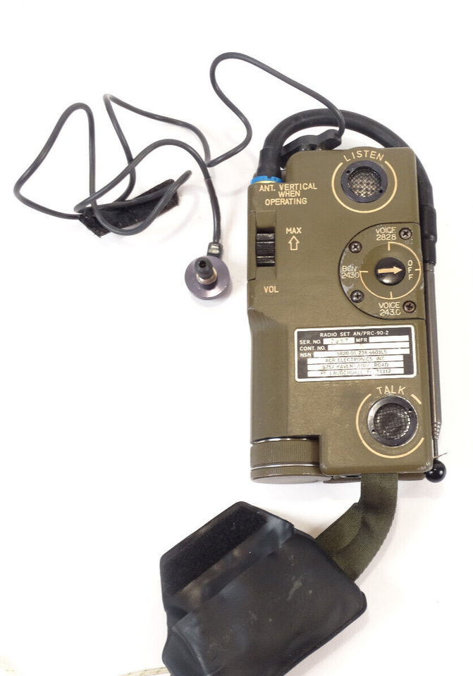 U.S. Military AN/PRC-90-2 Radio (USED) | eBay