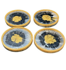 Vintage Lucite Resin Acrylic MCM Coaster Set ...