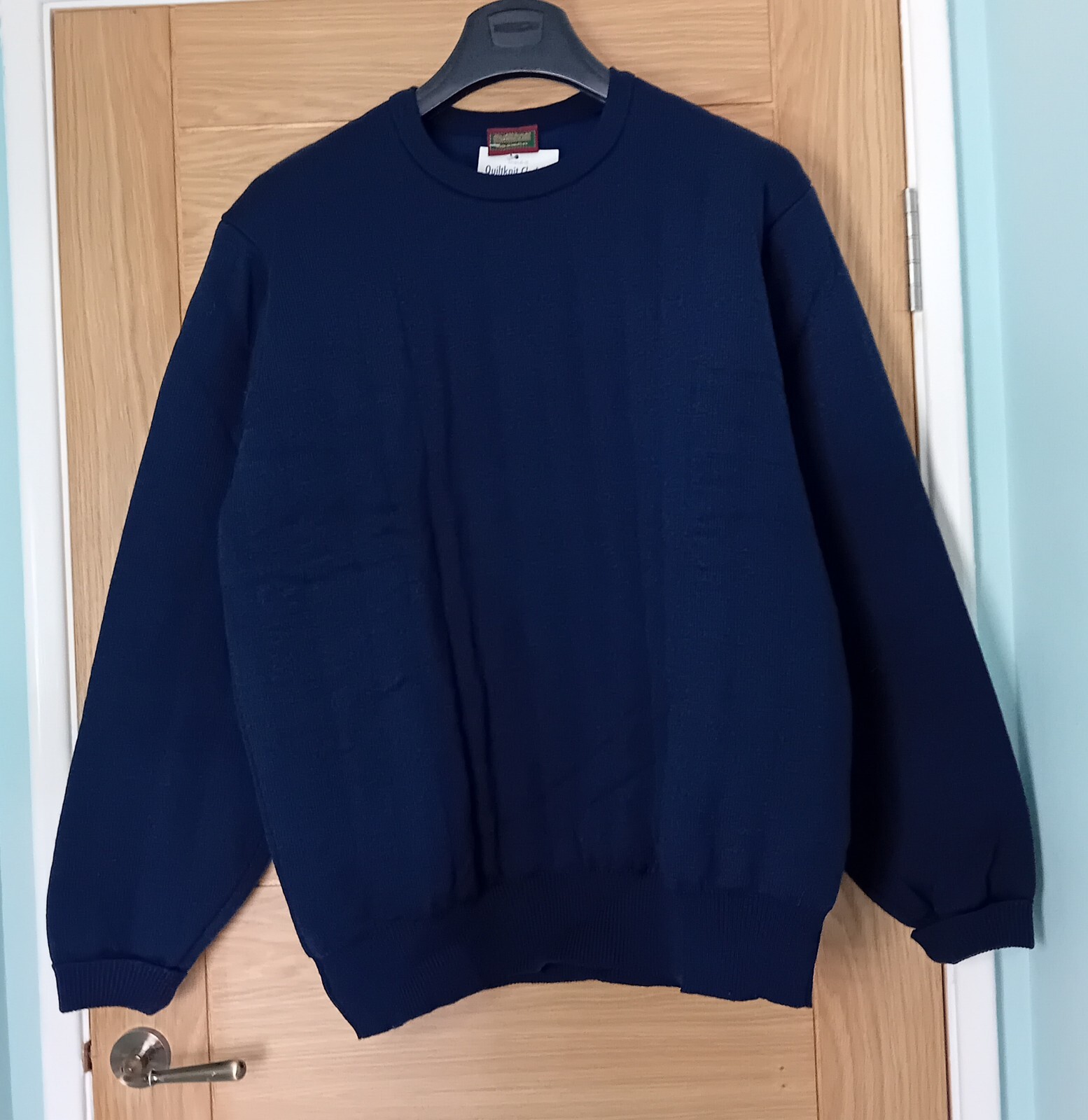Quiltknit Fishing Hunting jumper, Extra large XL Insul8, Navy Blue