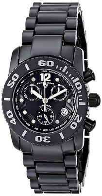 Swiss Legend Commander Diamonds Chrono Black High Grade Ceramic SL