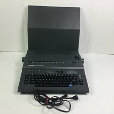 Panasonic Electronic Typewriter RK T33 Tested Working w/Cover  Needs Ink Ribbon