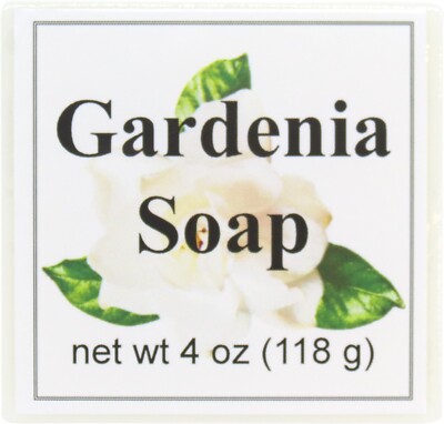 Gardenia Glycerin Soap by Eclectic Lady, 4 oz Bar