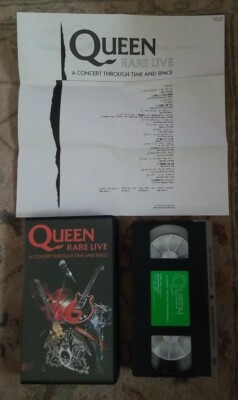 QueenのVHS QUEEN Rare Live A Concert Through Time & Space JAPAN NTSC VHS TOVW