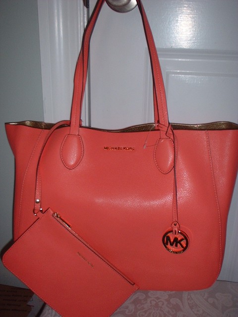Michael Kors Mae grande East West reversible bolsa Rosa pomelo | Compra  online en eBay