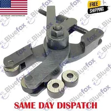 Blue Fox Tools Scissor Knurling Tool Holder 1/2" Shank + Extra Knurl Pair Diamon