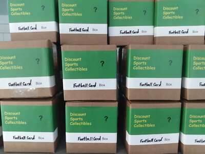 Football Card Box- 1 Graded Card and 50-60 loose inserts Cards per Box! |  eBay