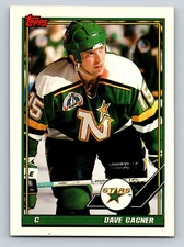Dave Gagner 1991-92 Topps #74 Minnesota North Stars