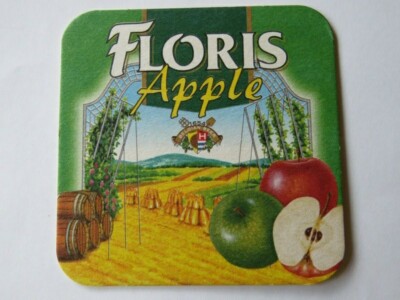 Beer Coaster - FLORIS Apple Bier - Brewed by Brouwerij Huyghe, Melle, BELGIUM