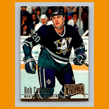 Bob Corkum #1 1994 Fleer Ultra Anaheim Mighty Ducks Hockey Card NHL NM